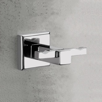 Bathroom Hook Double Bathroom Hook, Polished Chrome Gedy 6928-13